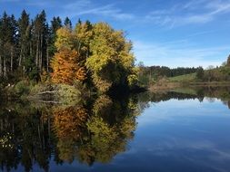 Autumn Lake Landscape