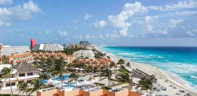 beautiful Tropical Beach, Mexico, Cancun