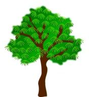 Clip Art tree drawing