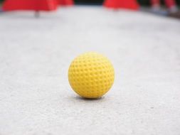 Mini Golf Ball Yellow