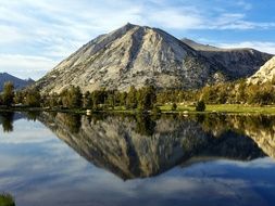 Scenic mountain landscape