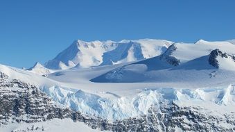 Ellsworth Mountain on a sunny day