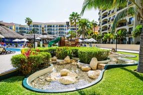 resort on an exotic island
