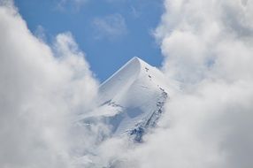 snowy mountain top, Switzerland