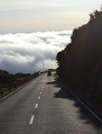 Cars on a Road on a mountain