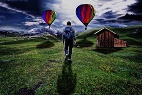 incredibly handsome Hot Air Balloon