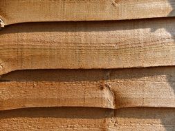 natural wood fence close-up