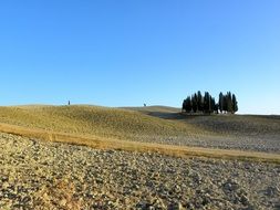 landscapes of tuscany on a sunny day