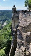 rock fortress in Switzerland