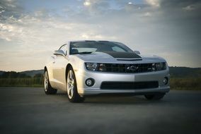 Chevrolet car on the road