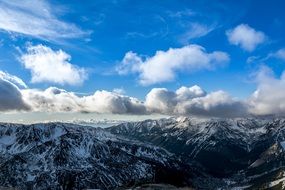 Winter in mountains, Poland, Tatry