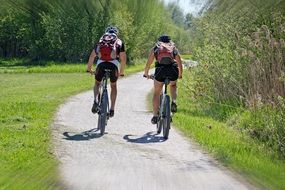 Cycling on the holiday