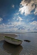 boat by the sea in denmark