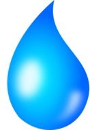 blue abstract blob