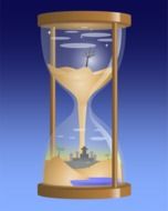 Sand Surreal Hourglass