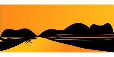 picturesque Sunrise drawing