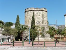 antique stone tower