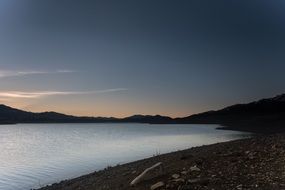 mountain lake in Andalusia, Spain