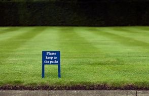 Grass Sign Green