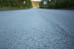 straight asphalt road