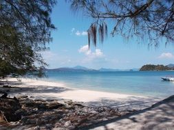 Tropical beach langkawi malaysia