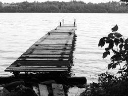 Platform Lake Landscape