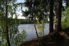 Pestovo Reservoir near moscow landscape