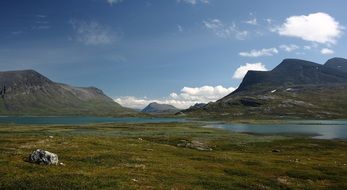 mountain Landscape, Lapland Part of Sweden