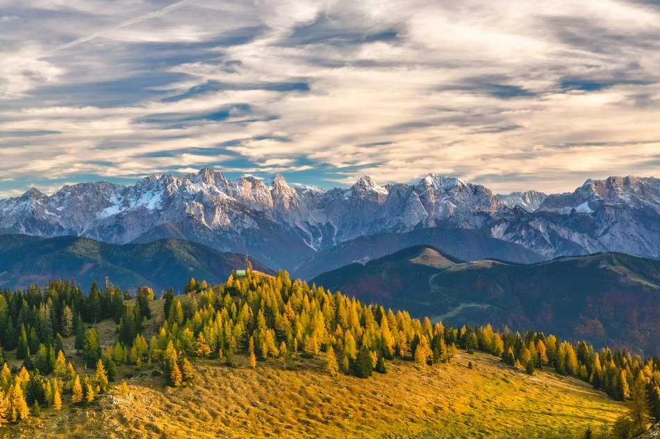 alps in autumn