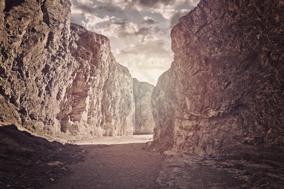 unusually beautiful Canyon Rocks