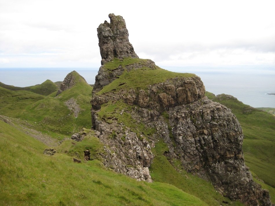 Landscape of rock top
