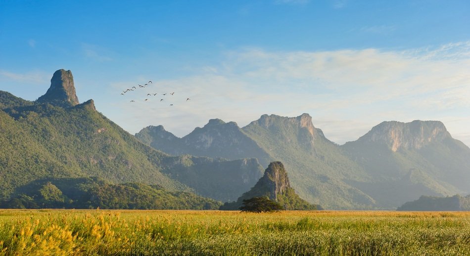 scenic mountains in thailand