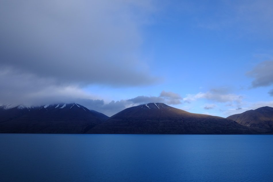 lake near the mountains