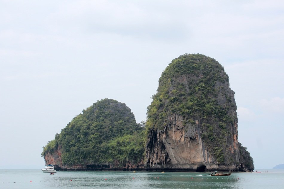 stone rocks on the island