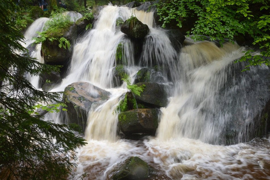 Gertelbach Falls are located on the Gertelbach River in the Bulertal Valley in Germany