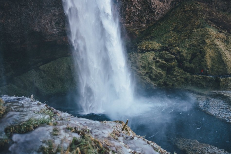 Waterfall Rock Wall Water