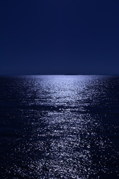 Landscape with the light on the water