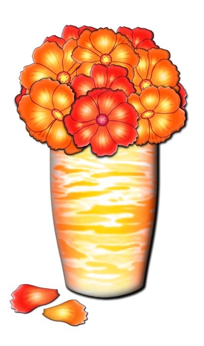 Flowers Vase Bouquet Decoration