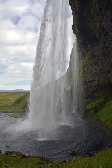 waterfall seljalandasfoss in Iceland