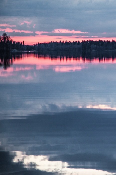 Lake Sky Reflection in Water