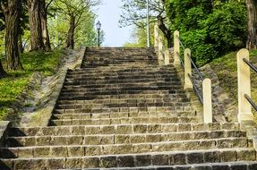 stairs in the park