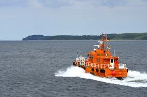 coast guard vessel in the Baltic sea