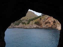 natural cliffs of Sa Calobra