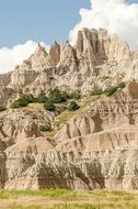 rock formations in the Badlands