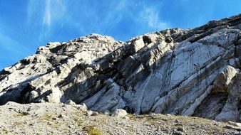 photo of the slope of the Alpine mountains