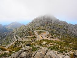 hairpin roads in Mallorca