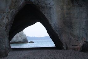 Landscape of Cathedral Cove
