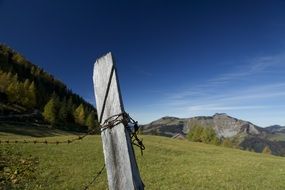 simple Fence in austria Mountains