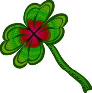 drawing of clover