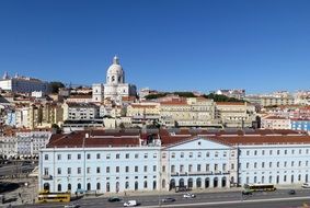 Lisbon cityscape with Church, portugal